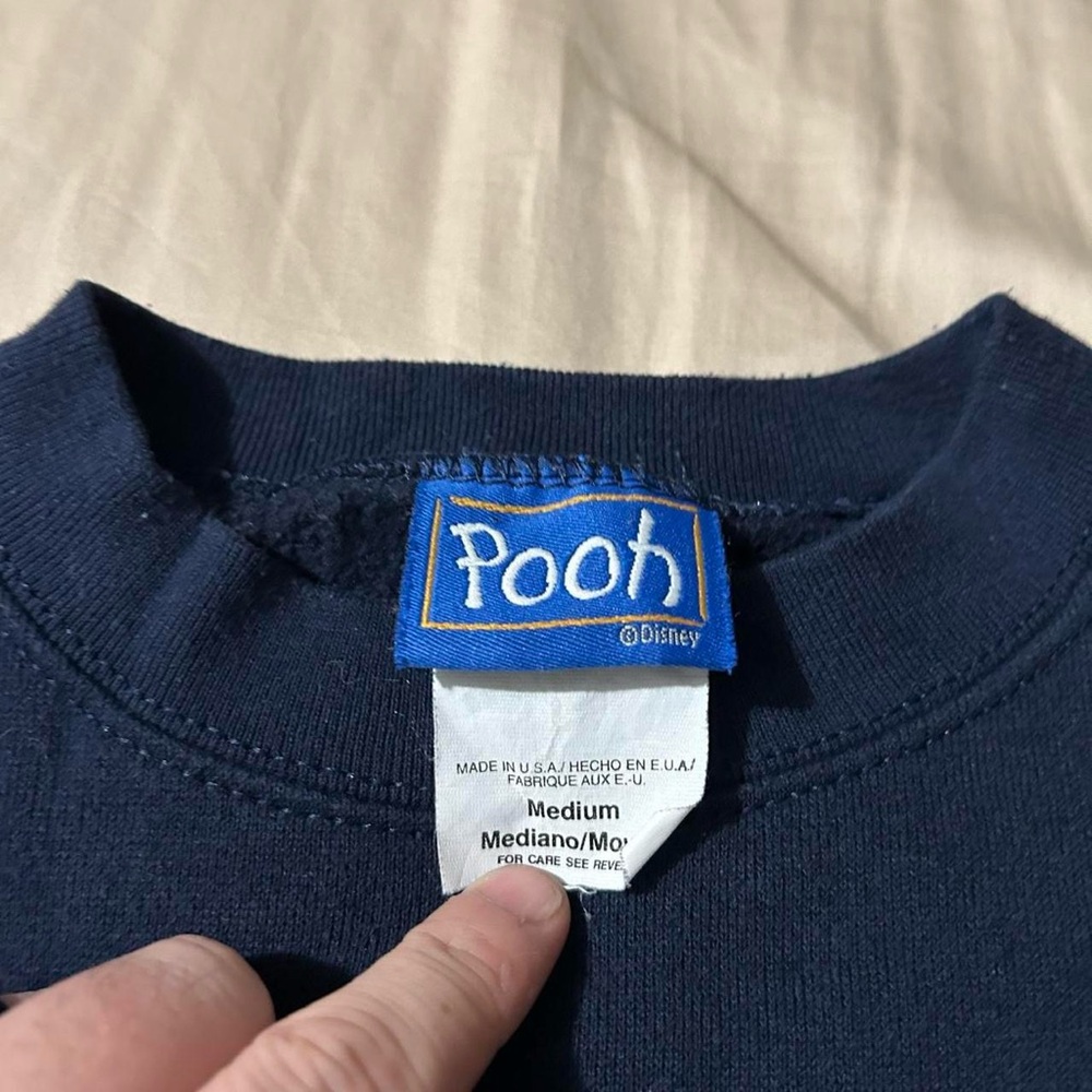 Vintage 90s Winnie The Pooh Embroidered Sweatshirt Size Medium - Picture 3 of 5